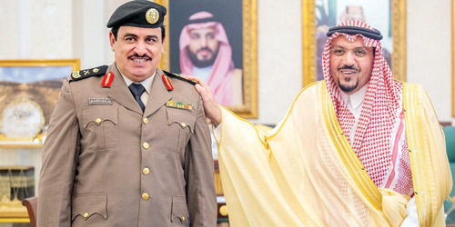  سموه واللواء الشمري