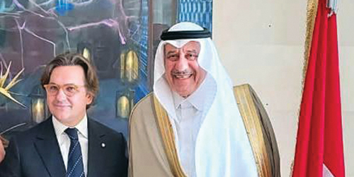  السفير الغريري خلال حضوره الفعاليات