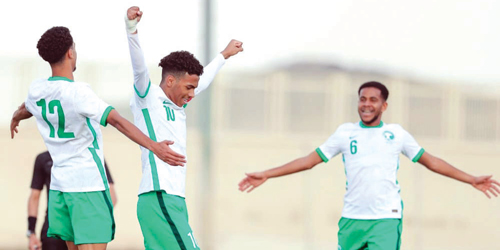  مصعب الجوير سجل هدفين