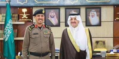 أمير المنطقة الشرقية يستقبل اللواء القريش واللواء النفيعي والعميد الزهراني بمناسبة تعييناتهم الجديدة 