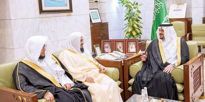  الأمير محمد بن عبدالرحمن يستقبل رئيس المحكمة الجزائية في منطقة الرياض