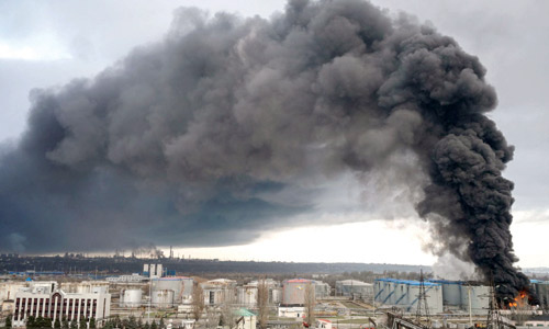 روسيا تقصف ميناء أوديسا 