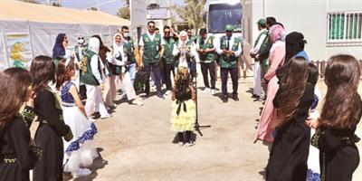 تدشين البرنامج التطوعي العاشر في مخيم الزعتري 