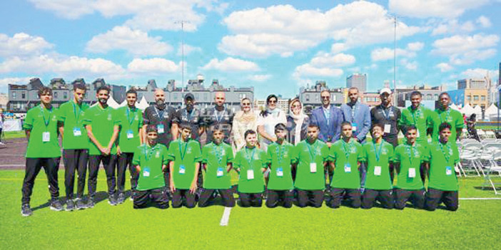 الأميرة ريما بنت بندر تشارك في افتتاح بطولة كأس العالم للأولمبياد 