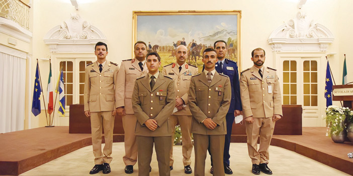 تخريج طلبة كلية الملك عبدالعزيز الحربية المبتعثين في إيطاليا 