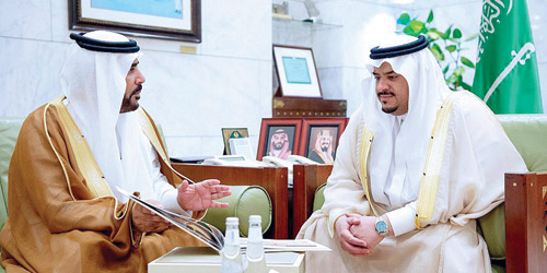 الأمير محمد بن عبدالرحمن استقبل مدير فرع وزارة البيئة بالمنطقة 