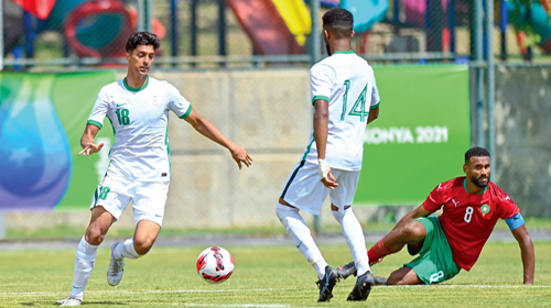 كسب المنتخب المغربي بثنائية نظيفة 