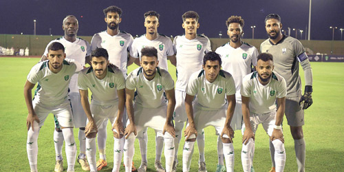  فريق الأهلي في ظهوره الأخير