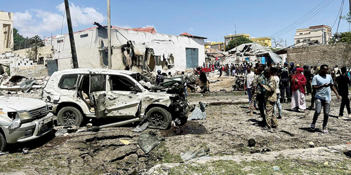 قتلى وجرحى في هجوم إرهابي بوسط الصومال 
