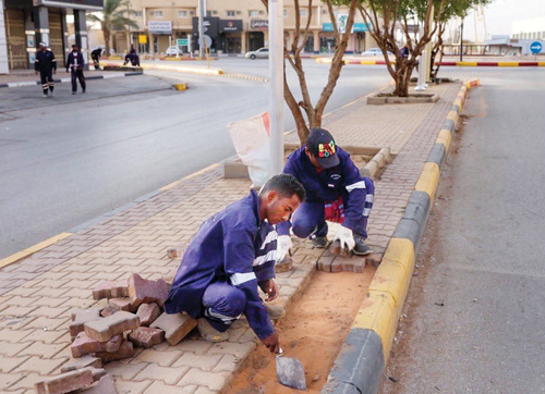 بلدية الزلفي تُعالج 342 بلاغاً وتُحسن المشهد الحضري 