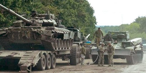 تواصل الاستفتاء في أربع مناطق أوكرانية 