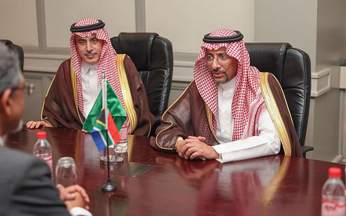 افتتاح أعمال الدورة التاسعة من اللجنة السعودية الجنوب إفريقية 