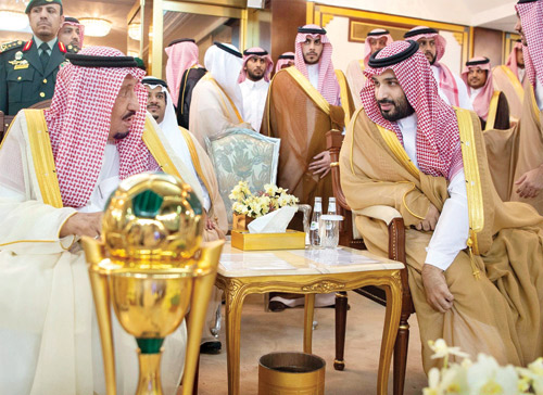 خادم الحرمين وسمو ولي العهد يتابعان الرياضة والمناسبات الرياضية