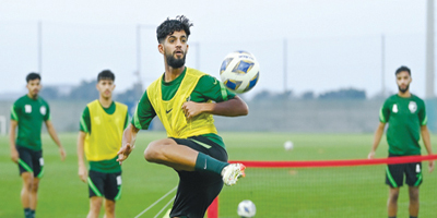 الأخضر الأولمبي يواصل تدريباته في معسكر دبي 