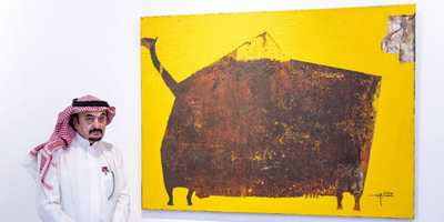 «تماثل» معرض شخصي لعبدالله إدريس في أحلام جاليري 