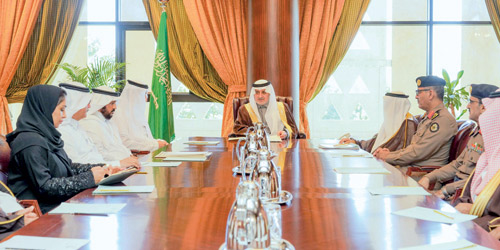  سموه خلال الاجتماع