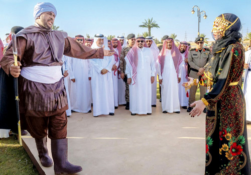 سمو أمير القصيم يفتتح فعاليات مهرجان عنترة الثقافي 