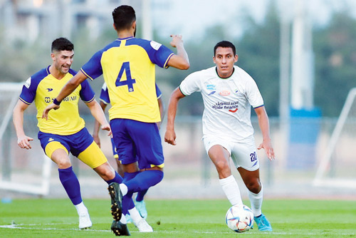  لقطة من ودية النصر والفتح