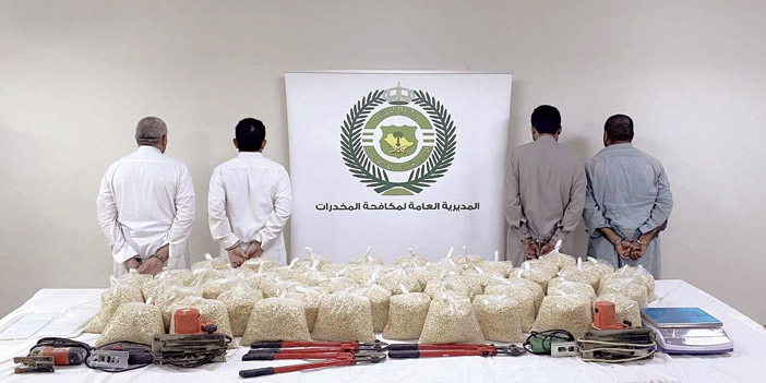 جانب من المضبوطات