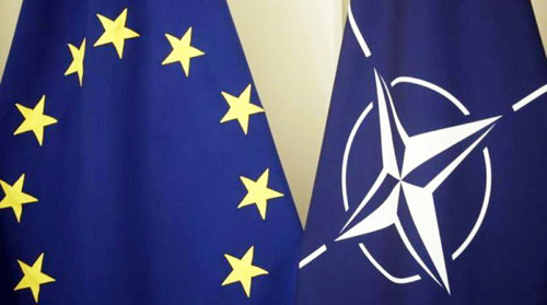 الاتحاد الأوروبي و«الناتو» يتعهدان بتعزيز دعمهما لأوكرانيا 