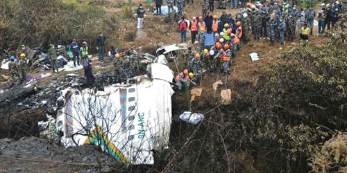 نبيال.. فقدان الأمل في العثور على ناجين بحادث الطائرة 
