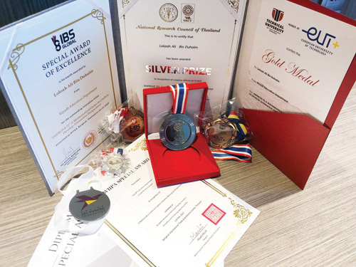 المملكة تفوز بالمركز الثاني على العالم في معرض الابتكار بتايلند 