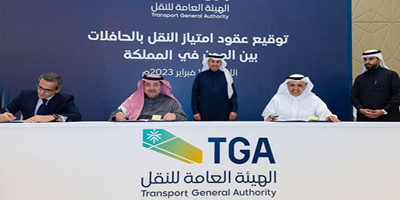 الهيئة العامة للنقل توقع عقود أكبر مشروع للنقل بالحافلات بين المدن في المملكة 