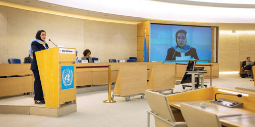 رأست وفد المملكة في اجتماعات الدورة الـ(52) لمجلس حقوق الإنسان بالأمم المتحدة.. 