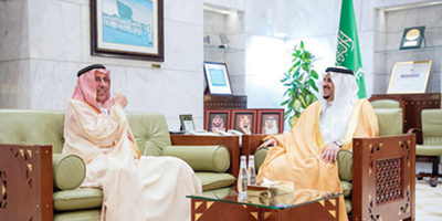 نائب أمير منطقة الرياض يستقبل م. السلطان 