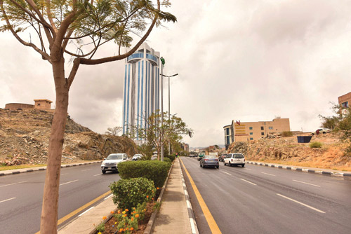 من الأمطار على الطائف