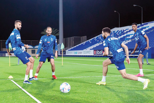 المفصل يغيّب سالم للمباراة الثانية تواليا.. وماريغا وفييتو يواصلان العلاج 