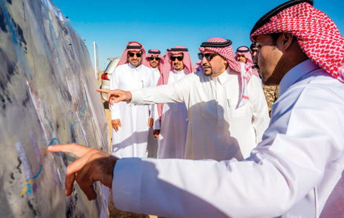 سموه يتفقد المشروع