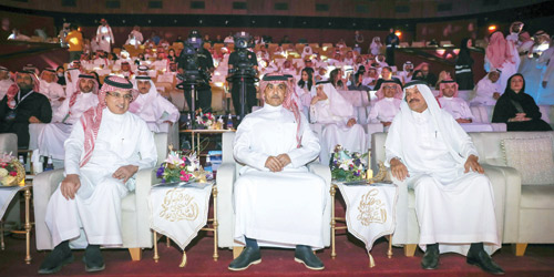 جانب من الفعاليات بحضور وزير الإعلام