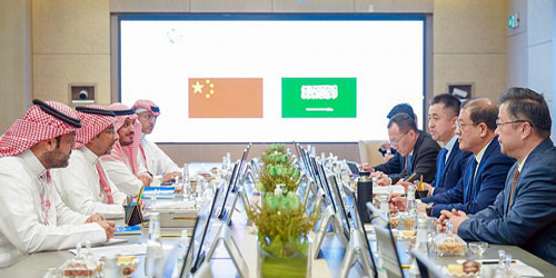 وزير الصناعة يلتقي نائب رئيس الحكومة الشعبية لمنطقة نينغشيا الصينية 