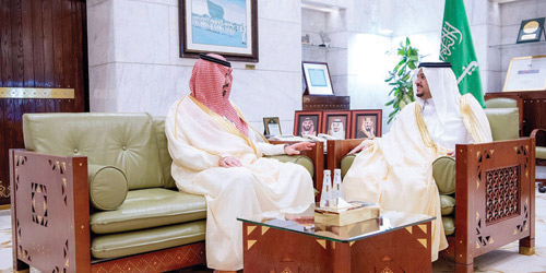 الأمير محمد بن عبدالرحمن مستقبلا أمين منطقة الرياض