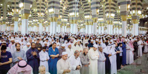 المسجد النبوي استقبل أكثر من 148 مليون مصل من غرة شهر محرم 