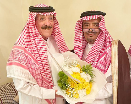 الدكتور إبراهيم العواجي وخالد بن حمدي العسكر