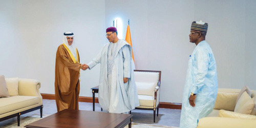 رئيس النيجر استقبل سفير خادم الحرمين 