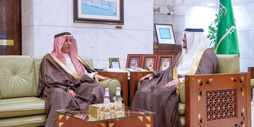 نائب أمير منطقة الرياض يستقبل المهندس السلطان 