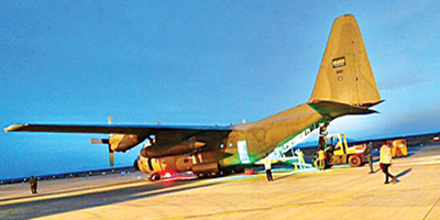 وصول طائرتين ضمن الجسر الجوي السعودي لمساعدة الشعب السوداني 