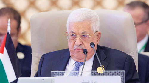 الرئيس الفلسطيني: إسرائيل تتنكر للاتفاقات الموقّعة والقرارات الأممية 