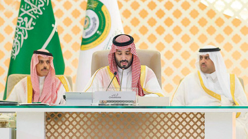 سمو ولي العهد في أعمال القمة