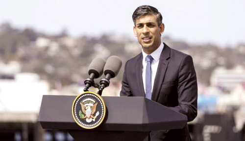 سوناك: الصين تشكل أكبر التحديات للأمن في العالم 