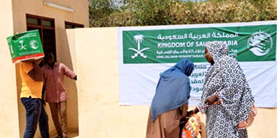 مساعدات إغاثية لـ(514) أسرة في مدينة رفاعة السودانية 