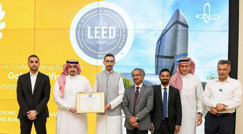 مركز «إثراء» يحصل على شهادة «LEED» العالمية للأبنية المستدامة 