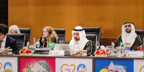 خلال اجتماع مجموعة العشرين 