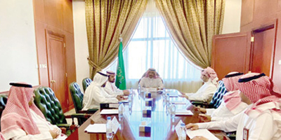 عقد اجتماع لرؤساء بلديات محافظة المجمعة 