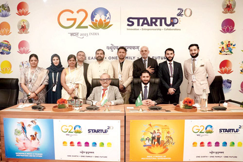 مثّل وفد المملكة في مجموعة الشركات الناشئة لمجموعة العشرين في الهند 