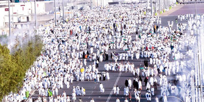 إجمالي أعداد الحجاج هذا العام بلغ (1.845.045) حاجاً 