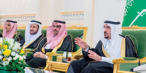  سموه خلال  الاستقبال